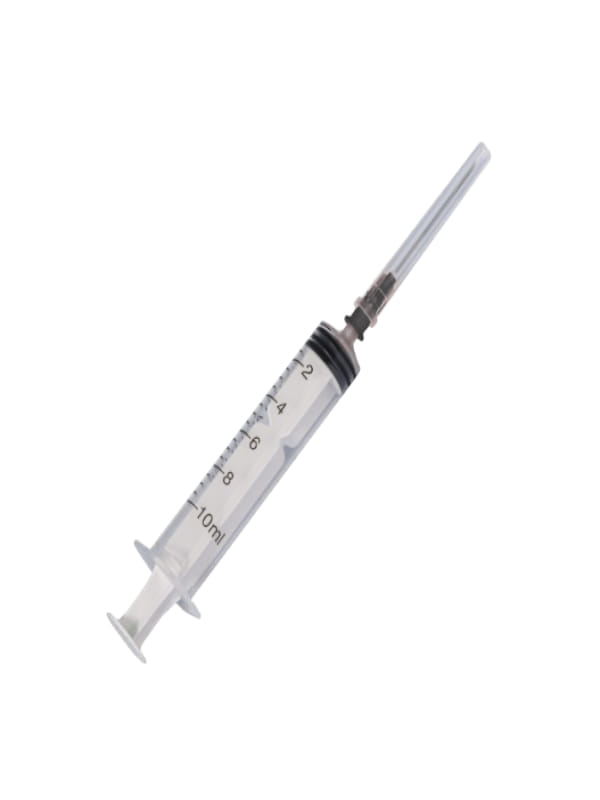 SIRINGA CARESS DA 10ML CON AGO 21 GAUGE 38 MM CONO CENTRALE 1 PEZZO