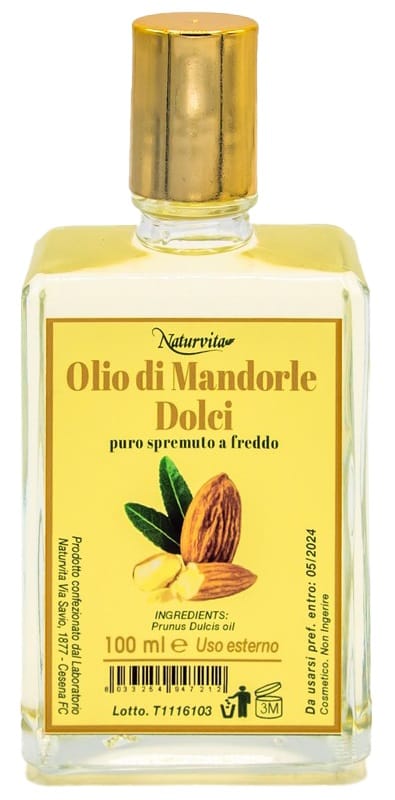 Olio di Mandorle Dolci Naturvita puro, spremuto a freddo 100ml