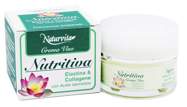 Crema viso Elastina e Collagene per pelli secche, 50ml