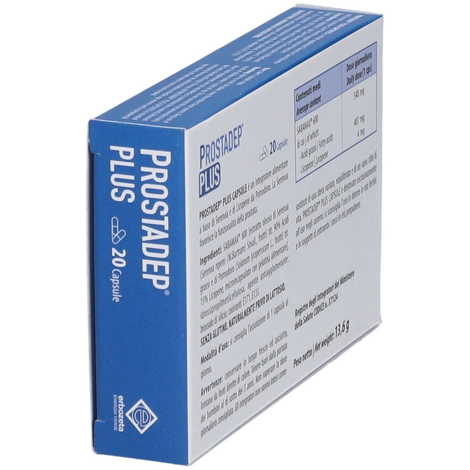 PROSTADEP PLUS 20 CAPSULE