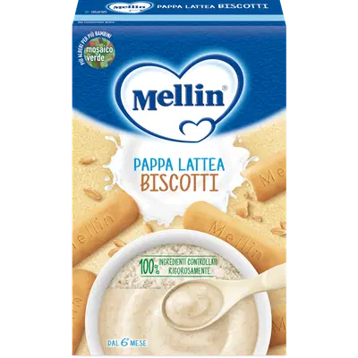 MELLIN PAPPA LATTE BISCOTTI 250 G NUOVO FORMATO MELLIN PAPPA LATTE BISCOTTI 250 G NUOVO FORMATO