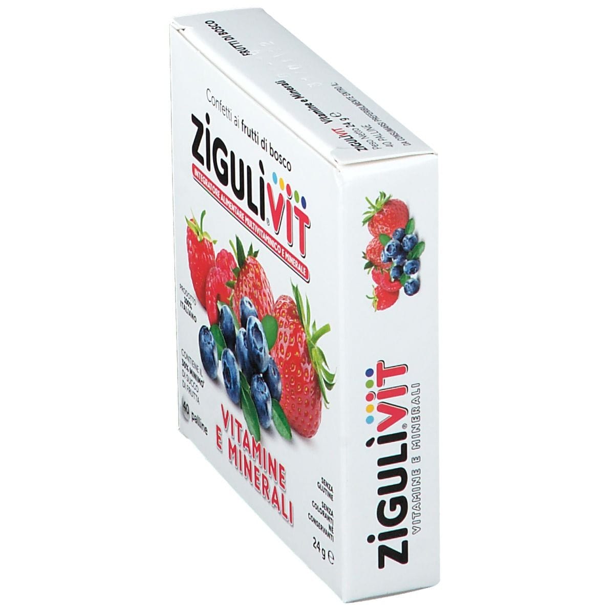 Integratore Zigulì Vit Frutti di Bosco, 40 confetti