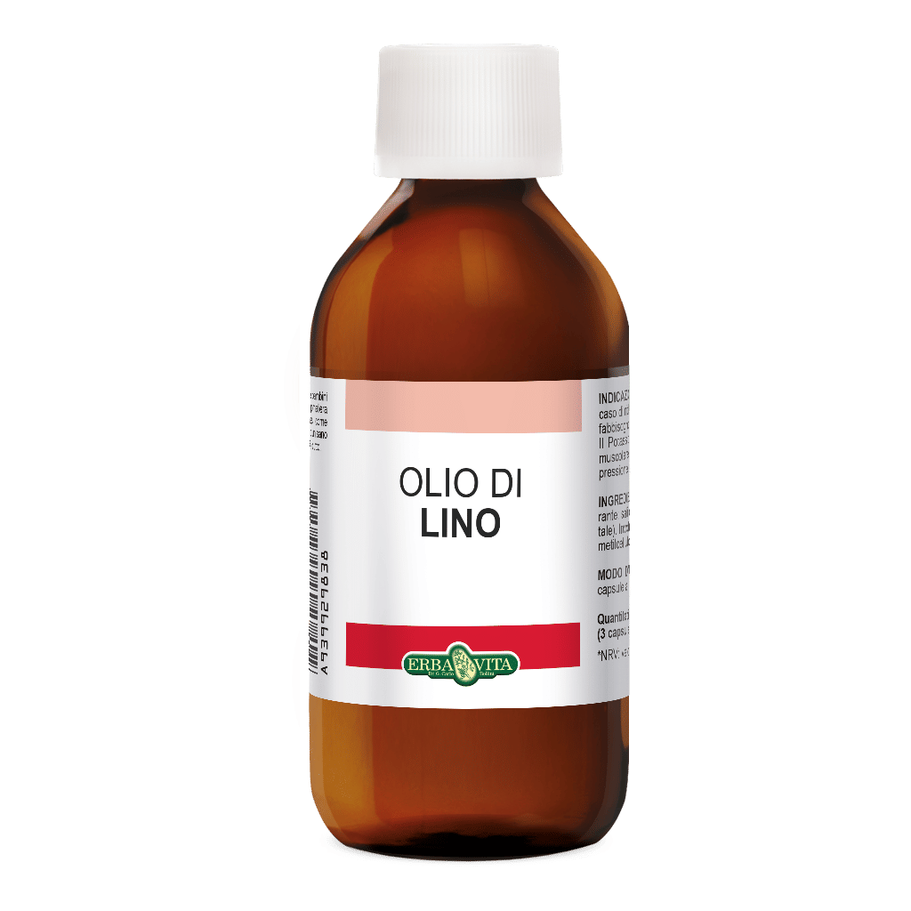 Olio di Lino puro per viso e corpo, spremitura a freddo 100ml