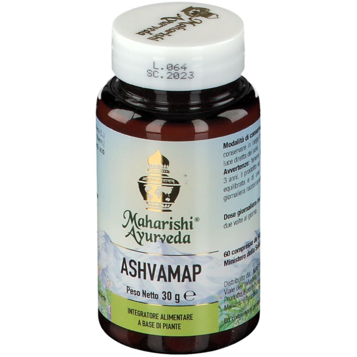 Integratore Ashvamap Maharishi 60 compresse per la stanchezza