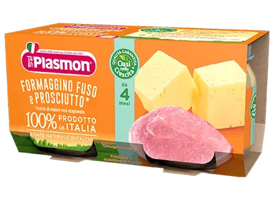 PLASMON OMOGENEIZZATO FORMAGGIO/PROSCIUTTO 80 G X 2 PEZZI PLASMON OMOGENEIZZATO FORMAGGIO/PROSCIUTTO 80 G X 2 PEZZI