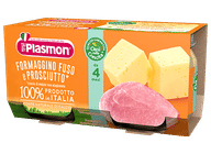 PLASMON OMOGENEIZZATO FORMAGGIO/PROSCIUTTO 80 G X 2 PEZZI