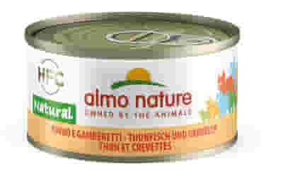 Alimento umido Almo Nature gatto tonno e gamberi 70g