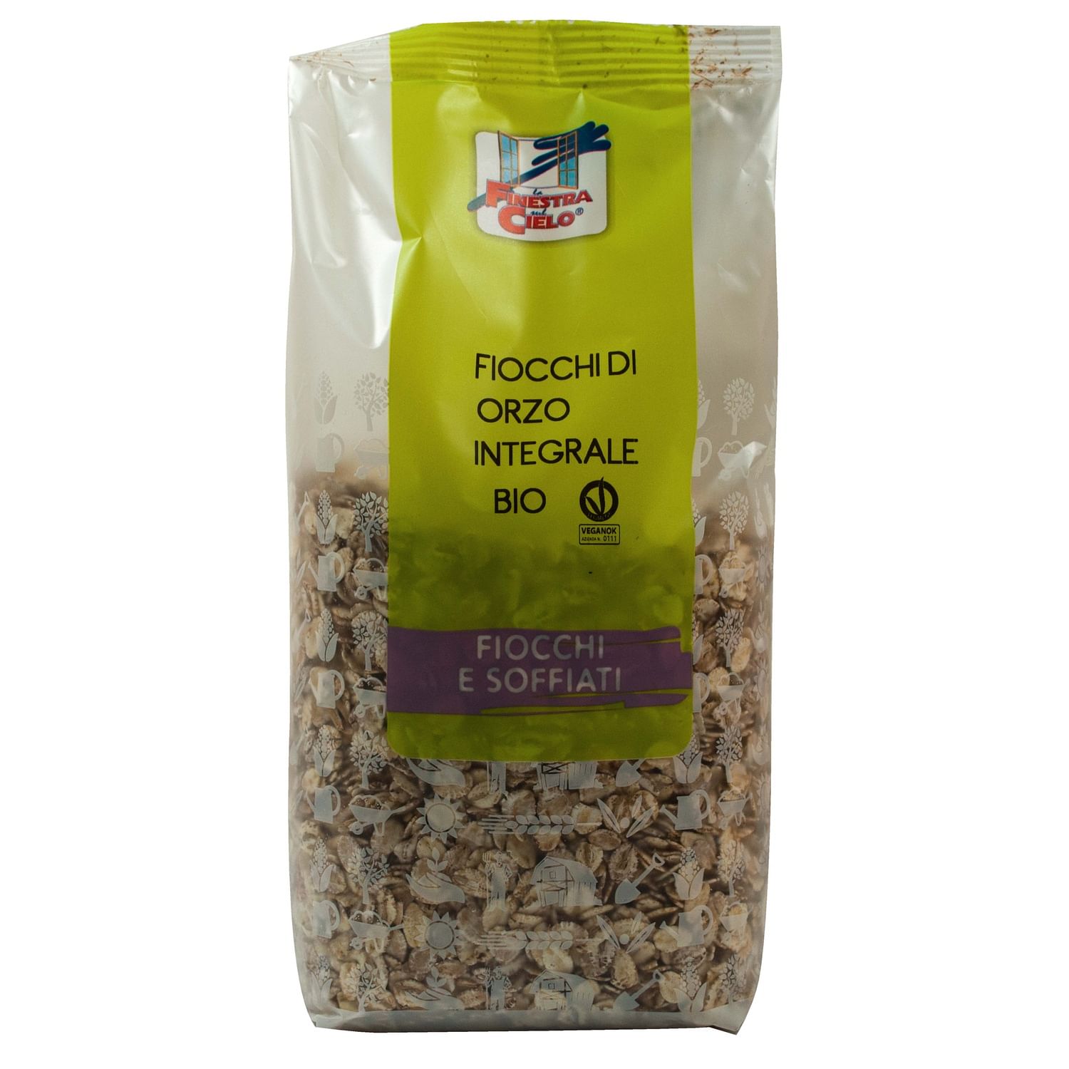 Fiocchi Di Orzo Integrale Bio 500 G