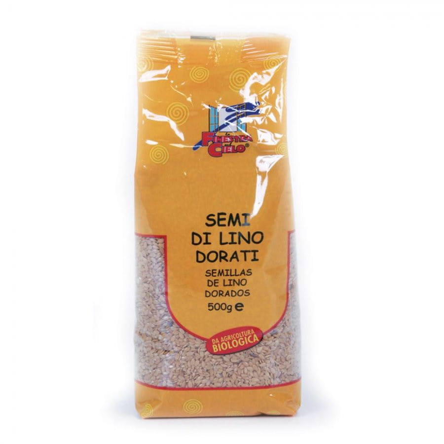 LA FINESTRA SUL CIELO SEMI DI LINO DORATI 500 G