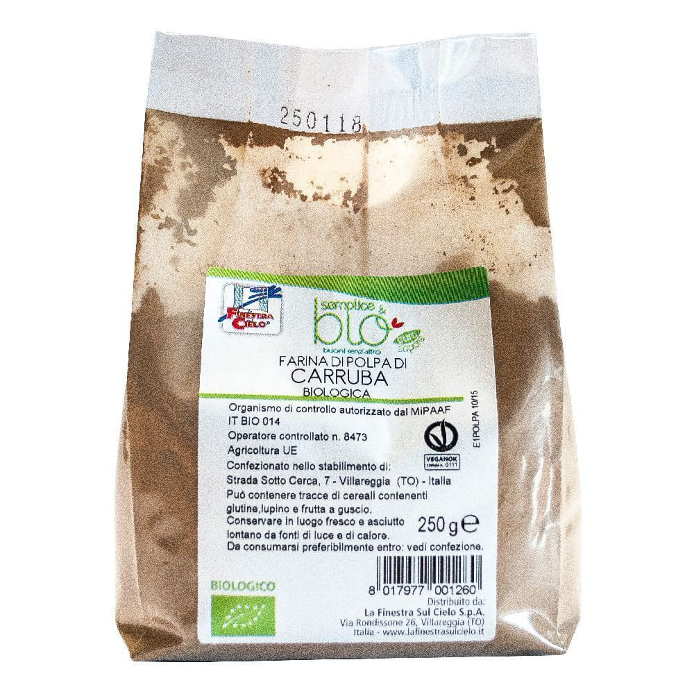 POLPA DI CARRUBA FARINA BIO 250 G