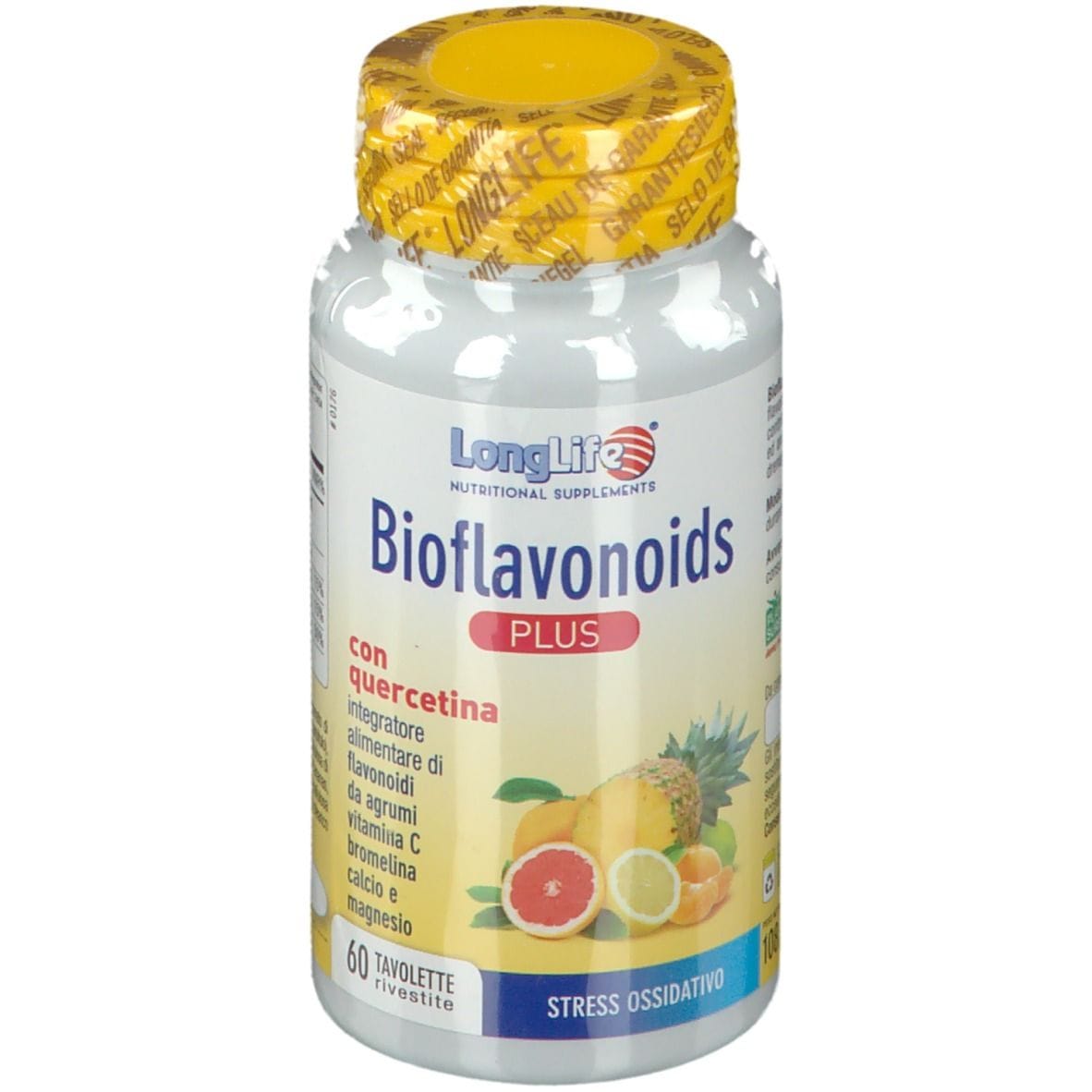 LONGLIFE BIOFLAVONOIDS PLUS 60 TAVOLETTE RIVESTITE SENZA GLUTINE