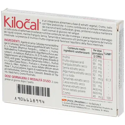 KILOCAL 20 COMPRESSE KILOCAL 20 COMPRESSE