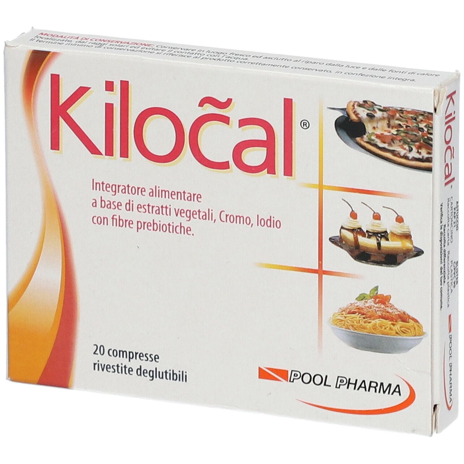 Integratore Kilocal per il metabolismo, 20 compresse