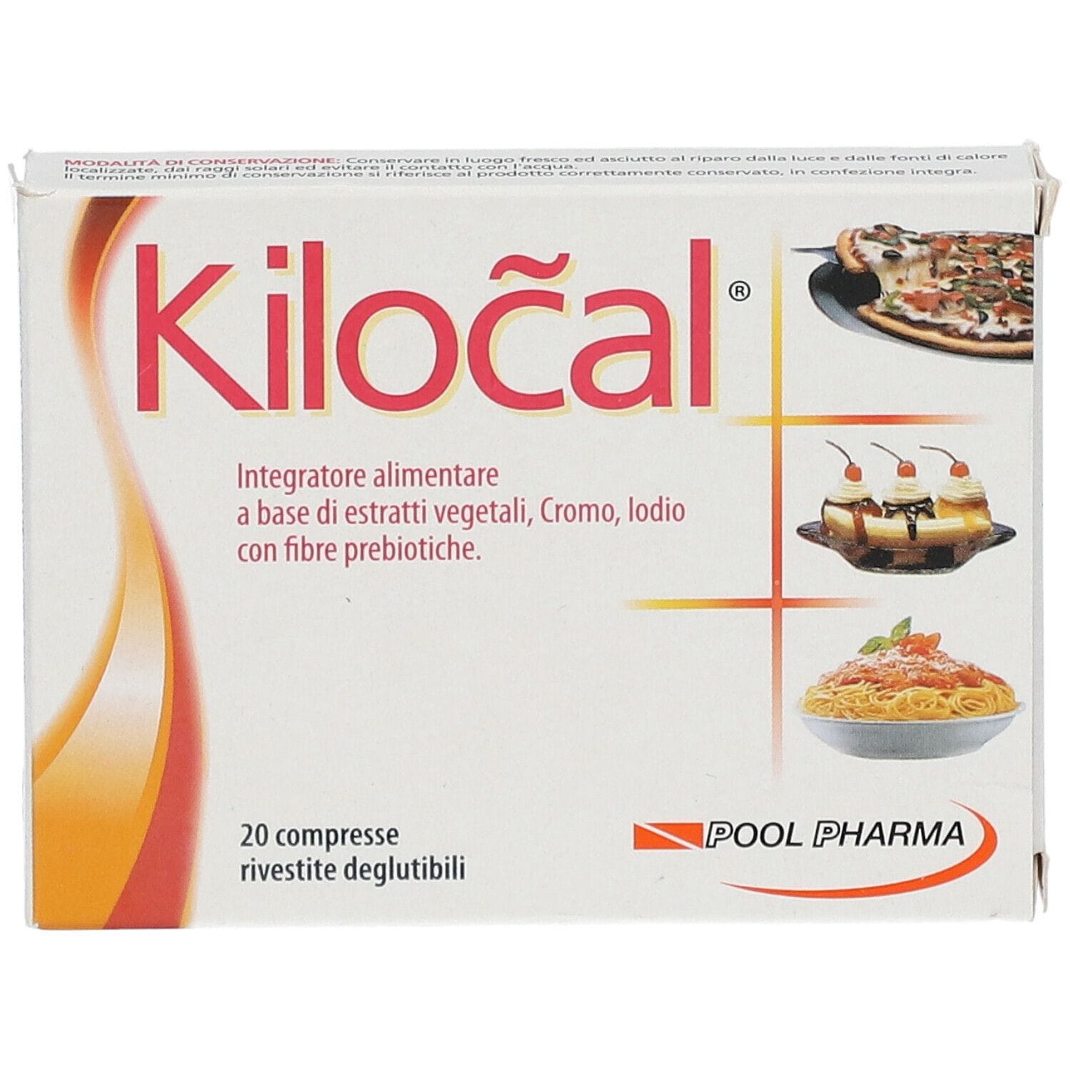 Integratore Kilocal per il metabolismo, 20 compresse