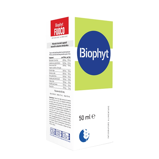 Biophyt Fuoco 50 Ml Soluzione Idroalcolica