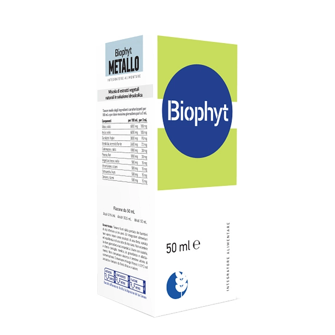 Biophyt Metallo 50 Ml Soluzione Idroalcolica