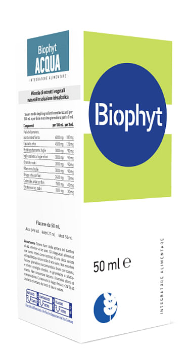 Biophyt Acqua 50 Ml Soluzione Idroalcolica