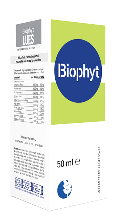 Biophyt Lues 50 Ml Soluzione Idroalcolica