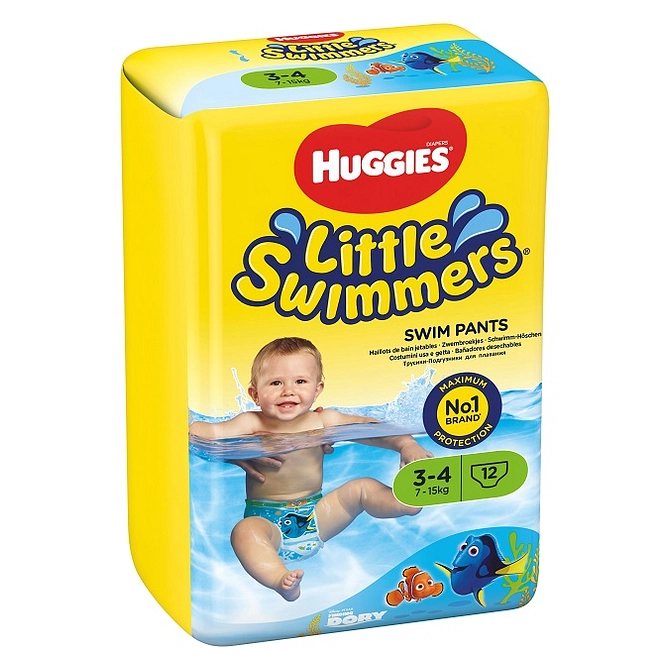 Huggies Little Swimmers 7/12 Kg 12 Pezzi
