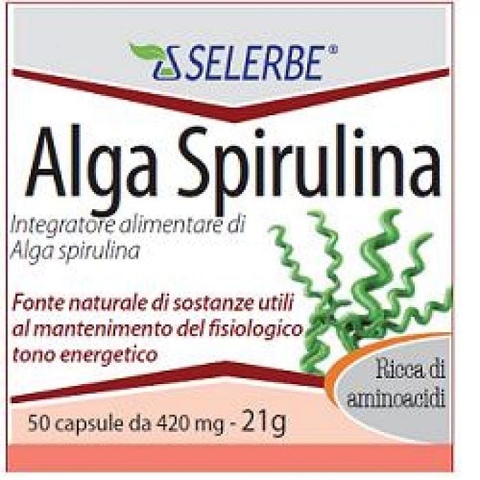 Spirulina Alga Estratto Secco Titolato 50 Capsule