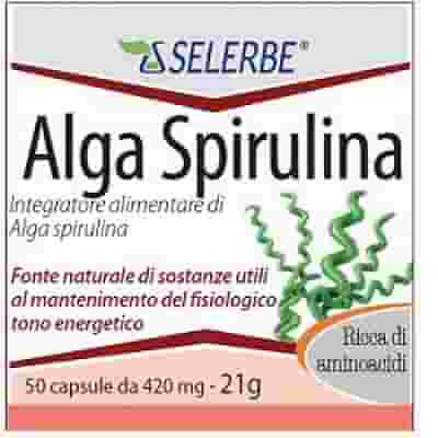 SPIRULINA ALGA ESTRATTO SECCO TITOLATO 50 CAPSULE