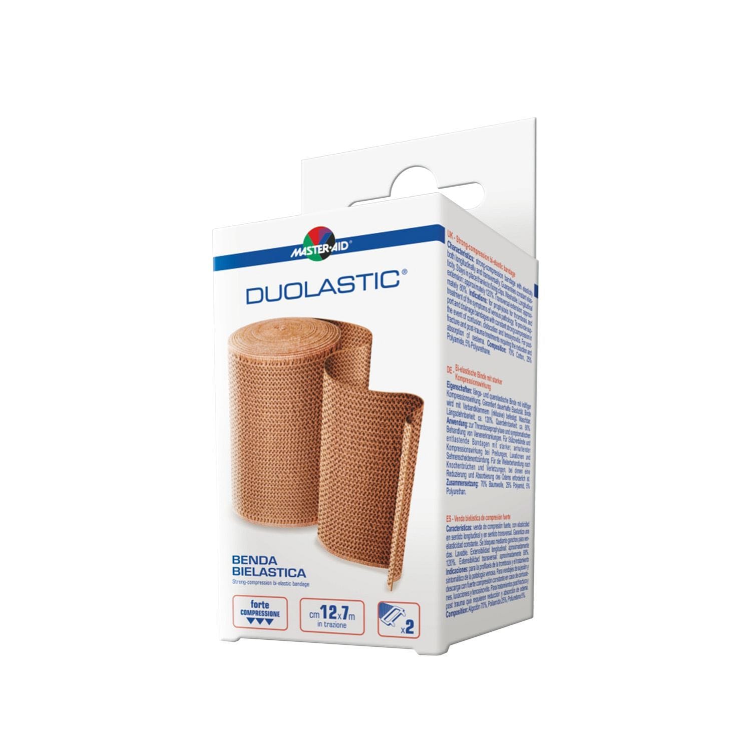 Benda Bielastica Master-Aid Duolastic 8x7 ad Alta Compressione