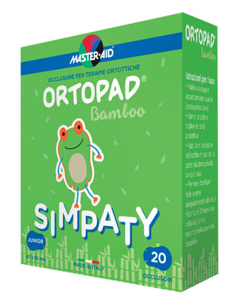 Cerotto Oculare Per Ortottica Ortopad Simpaty Regular 5,7 X8,2 20 Pezzi