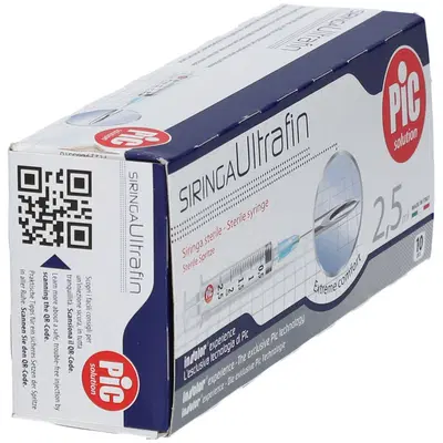 SIRINGA PIC STERILE MONOUSO CAPACITA' 2,5ML CON AGO GAUGE14 10 PEZZI SIRINGA PIC STERILE MONOUSO CAPACITA' 2,5ML CON AGO GAUGE14 10 PEZZI