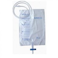 SACCA DI DRENAGGIO LETTO PER INCONTINENZA 2000ML IN PVC CON VALVOLA DI NON RITORNO E SCARICO STERILE GOCCIOLATOIO FILTRO AD ARIA CIRCUITO CHIUSO 100% TUBO DI RACCORDO120CM 1 PEZZO