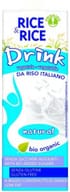 RICE&RICE BEVANDA DI RISO AL NATURALE 1 LITRO