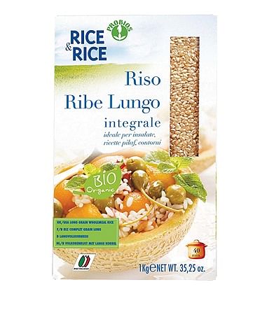 Rice&Rice Riso Lungo Ribe Integrale 1 Kg