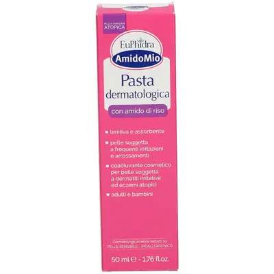 EUPHIDRA AMIDOMIO PASTA DERMATOLOGICA 50 ML EUPHIDRA AMIDOMIO PASTA DERMATOLOGICA 50 ML