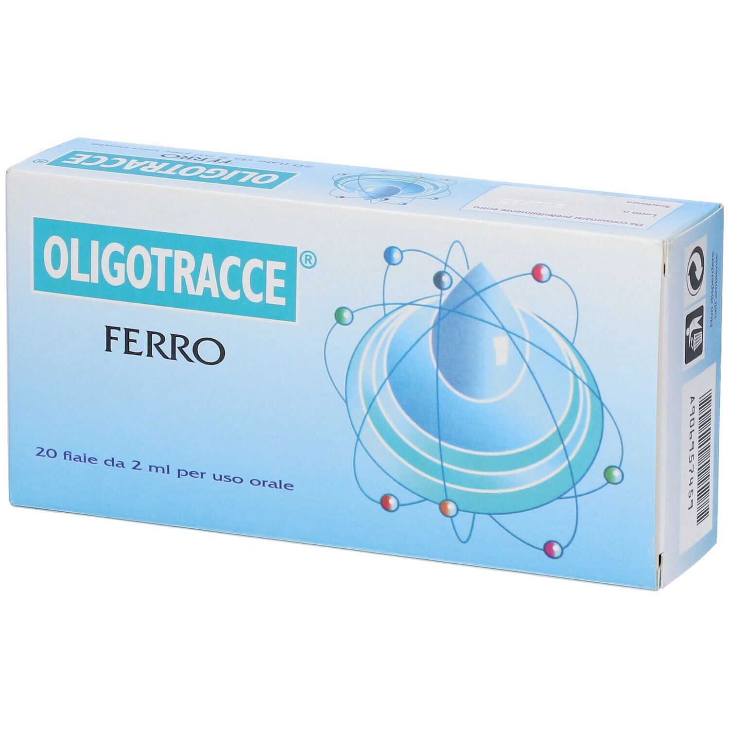 Oligotracce Ferro 20 Fiale 2 Ml