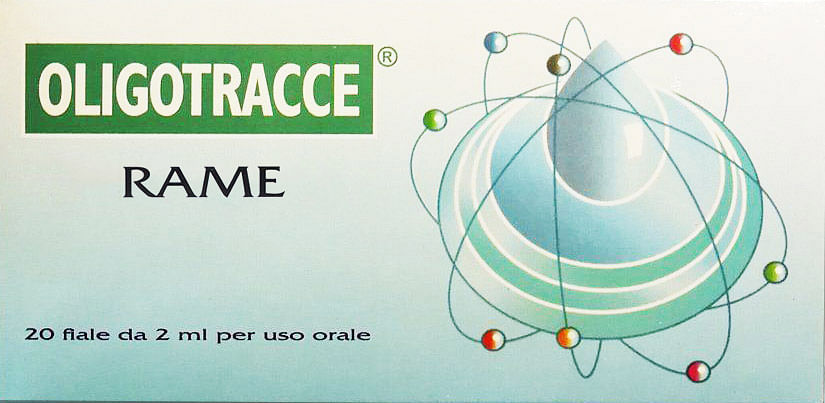 Oligotracce Rame 20 Fiale 2 Ml