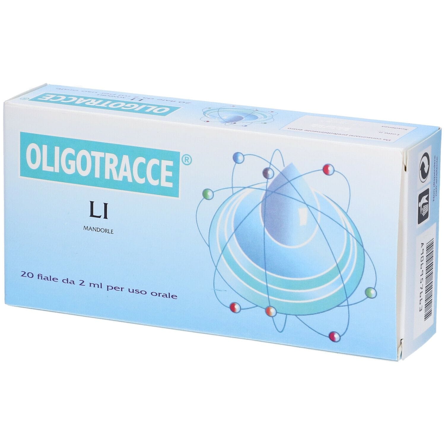 Integratore Oligotracce Litio, 20 fiale da 2ml