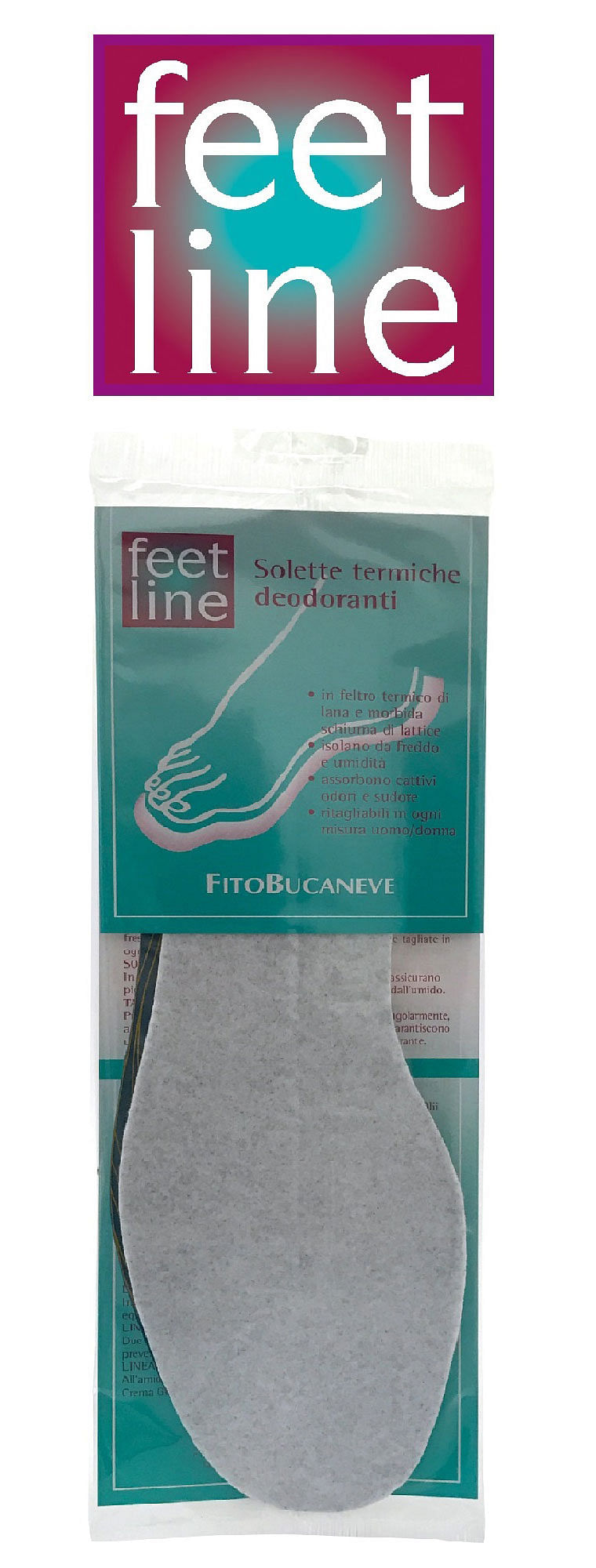 Feetline Soletta Termica Deodorante