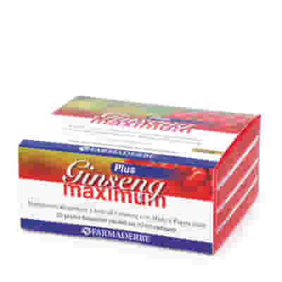 Integratore Ginseng Maximum con miele e pappa reale, 20 fiale