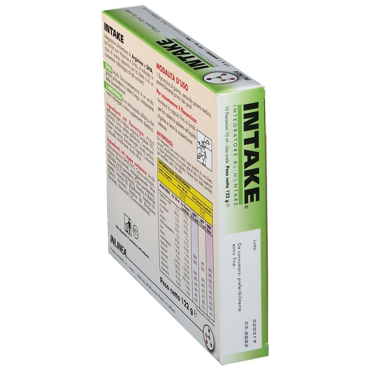 INTAKE 10 FLACONCINI 10 ML