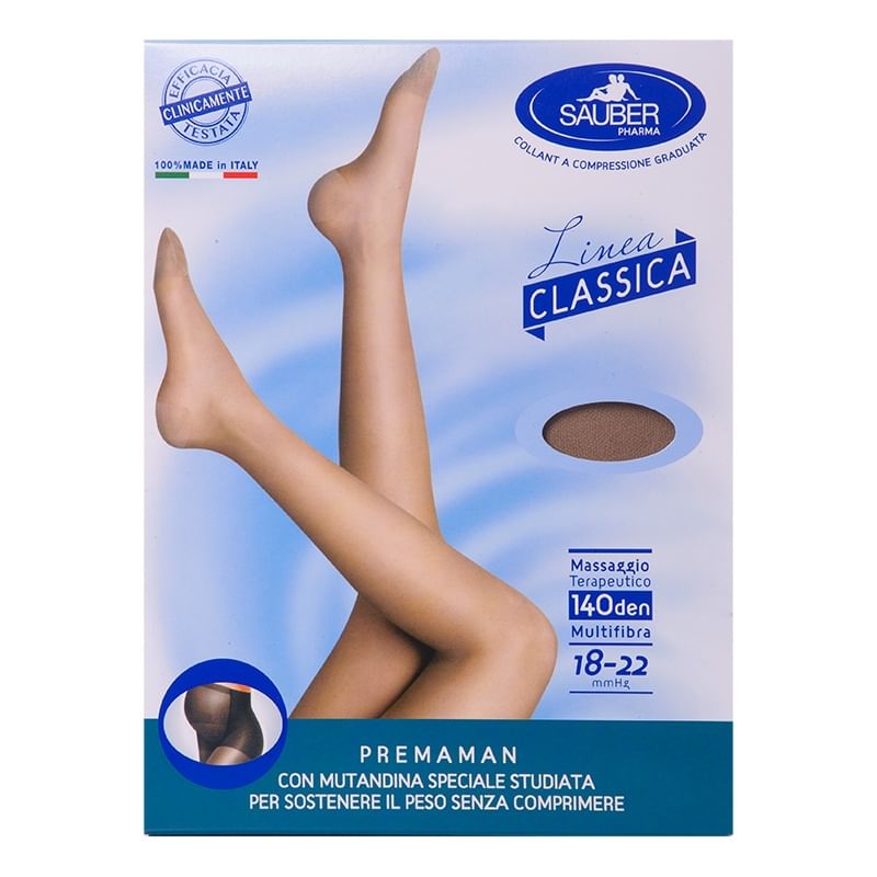 SAUBER COLLANT PREMAMAN 140 DENARI MAGLIA MICRORETE NERO 5 LINEA CLASSICA