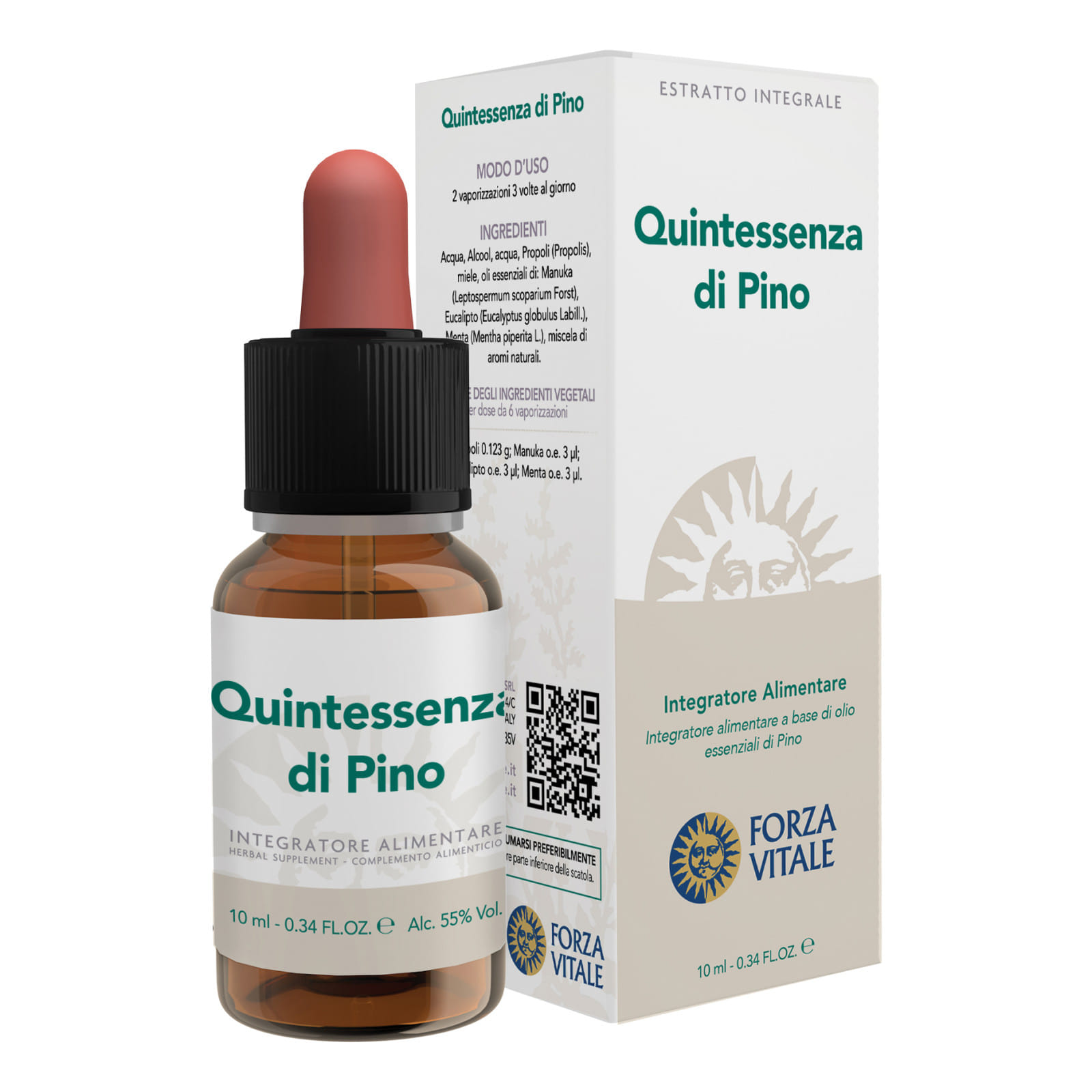 ECOSOL QUINTESSENZA DI PINO GOCCE 10 ML