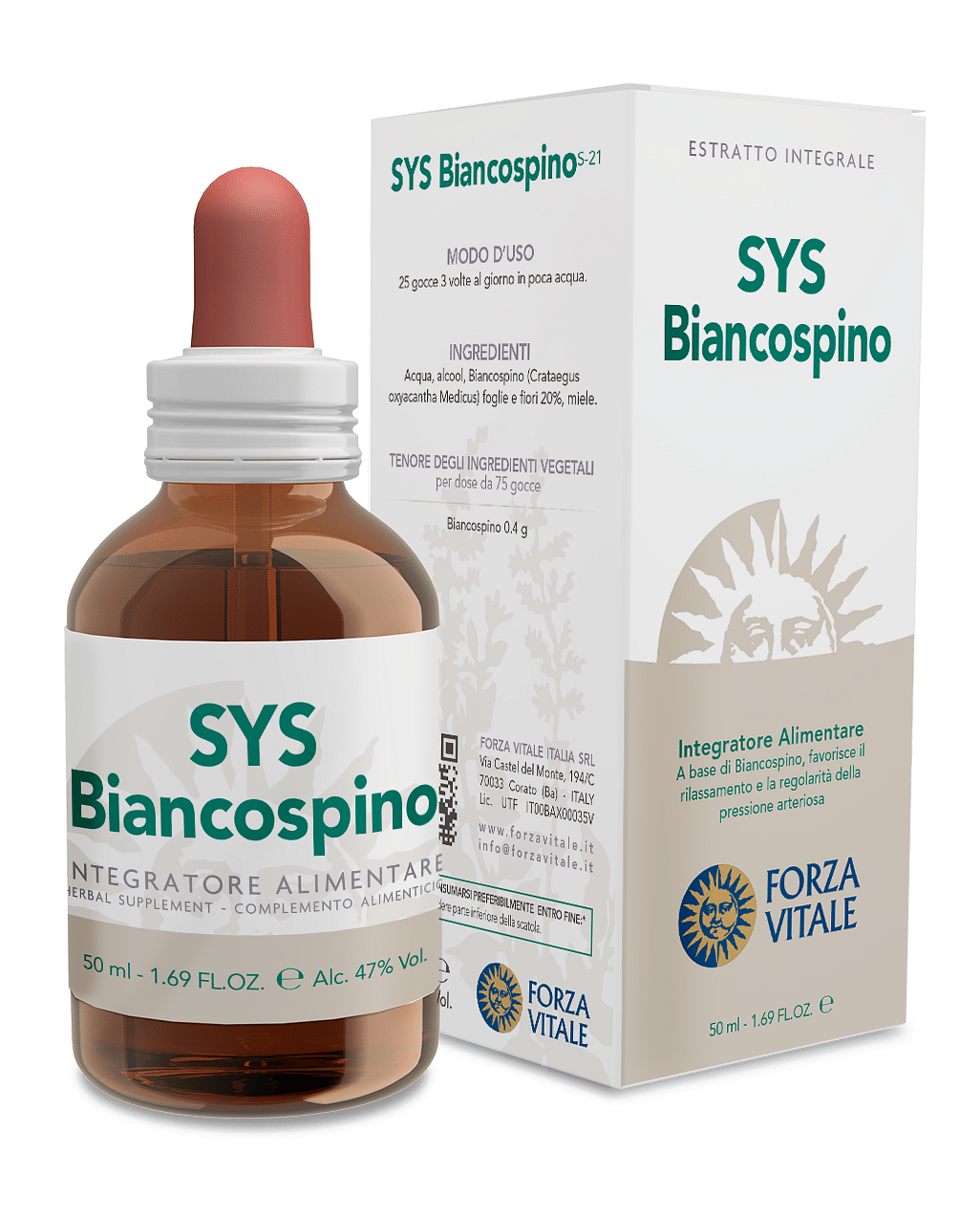 Sys Biancospino Gocce 50 Ml