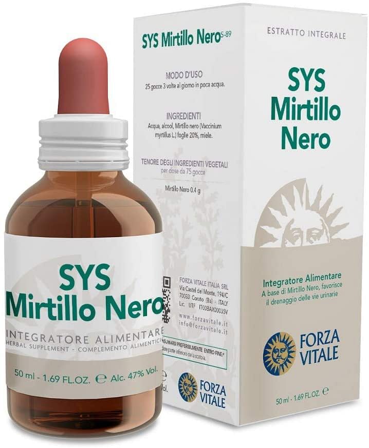 Sys Mirtillo Nero Gocce 50 Ml