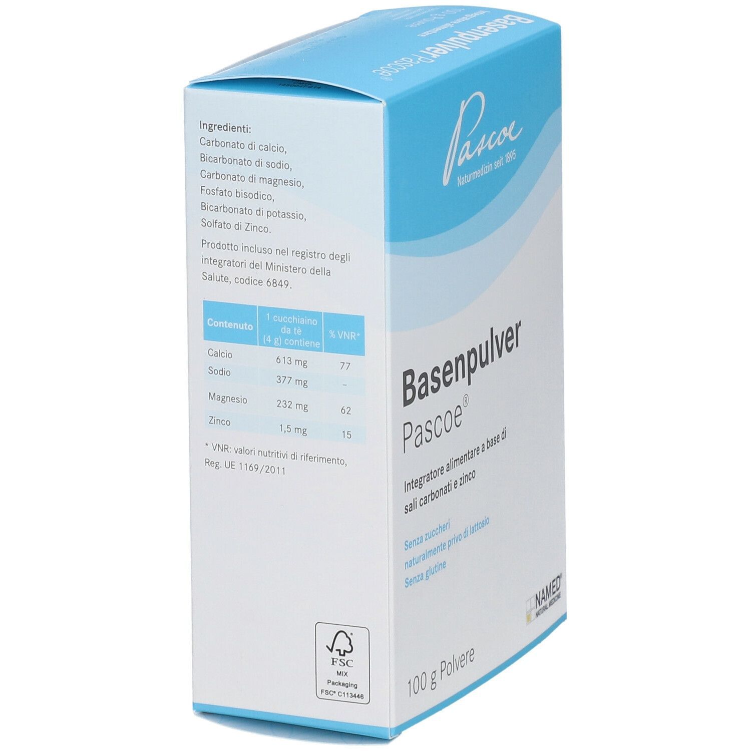 BASENPULVER POLVERE 100 G PASCOE