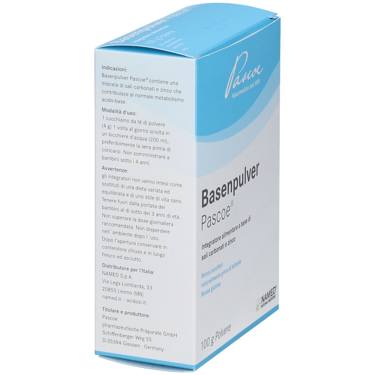 BASENPULVER POLVERE 100 G PASCOE