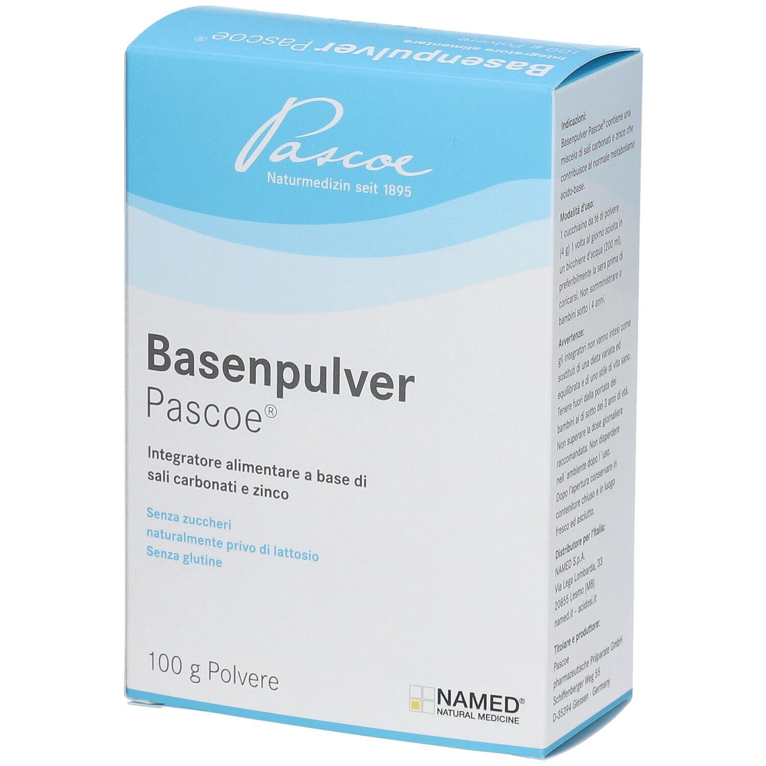 Basenpulver Polvere 100 G Pascoe