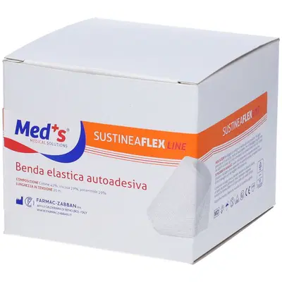 BENDA ELASTICA AUTOADESIVA SUSTINEA MT20X8CM. AUTOFISSANTE E ANALLERGICA E' L'IDEALE PER BENDAGGI SPORTIVI, COMODA E PRATICA PER GLI USI DI PRIMO SOCCORSO BENDA ELASTICA AUTOADESIVA SUSTINEA MT20X8CM. AUTOFISSANTE E ANALLERGICA E' L'IDEALE PER BENDAGGI SPORTIVI, COMODA E PRATICA PER GLI USI DI PRIMO SOCCORSO