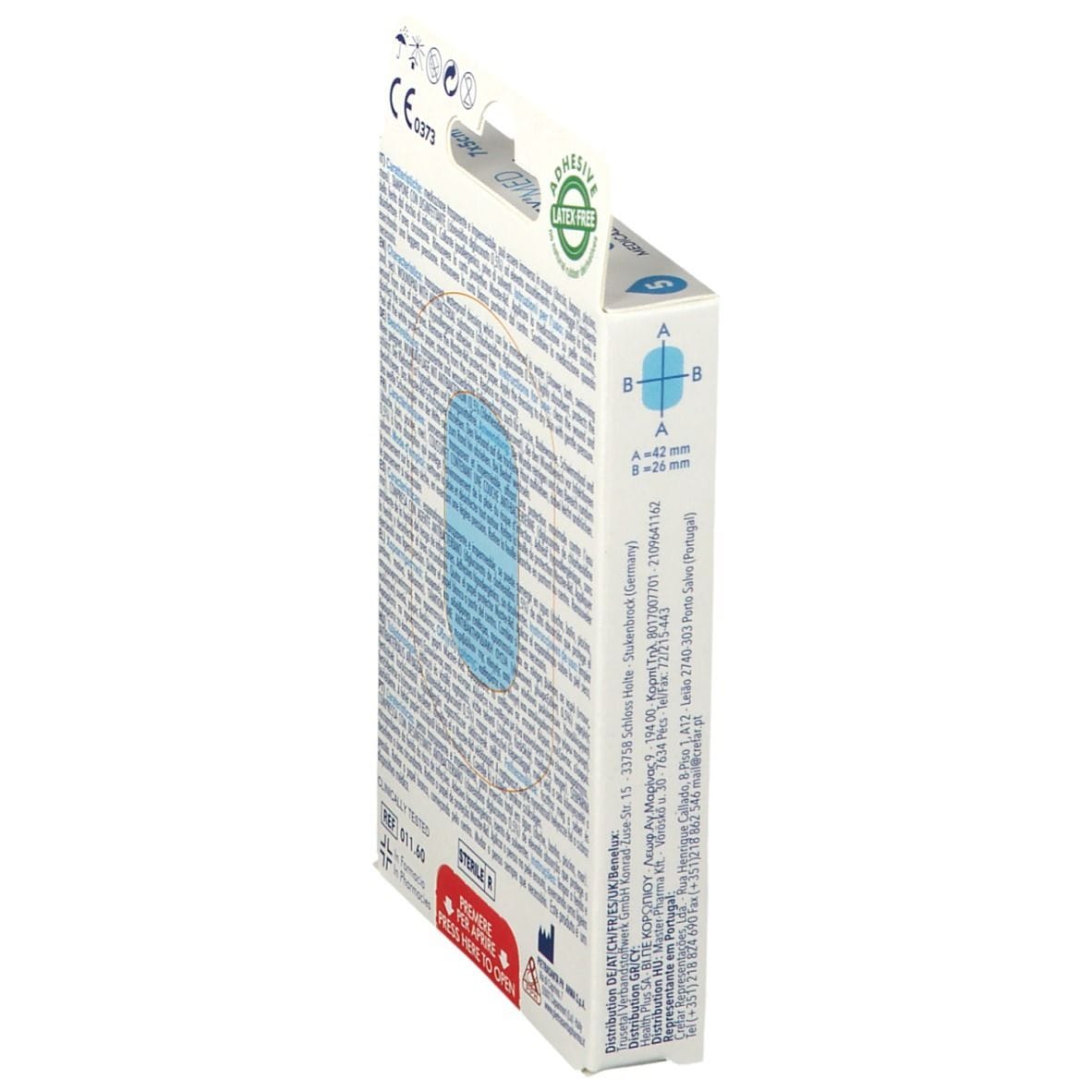 Medicazione impermeabile Master-Aid Cutiflexmed 7x5cm, 5 pezzi