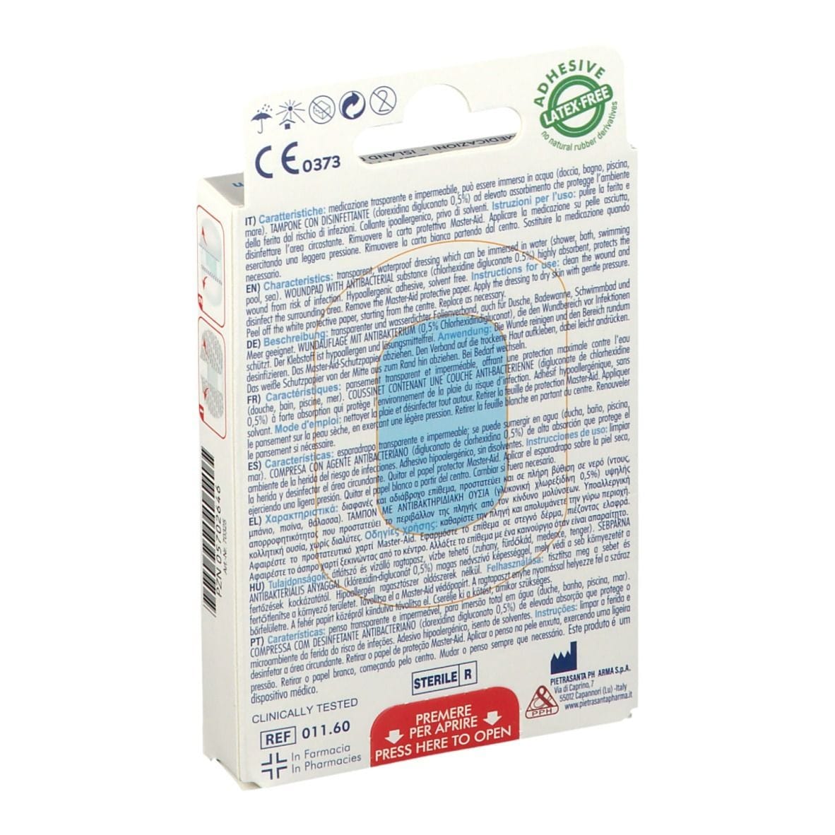 Medicazione impermeabile Master-Aid Cutiflexmed 7x5cm, 5 pezzi