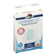 MEDICAZIONE AUTOADESIVA TRASPARENTE IMPERMEABILE MASTER-AID CUTIFLEXMED 7X5 CM 5 PEZZI