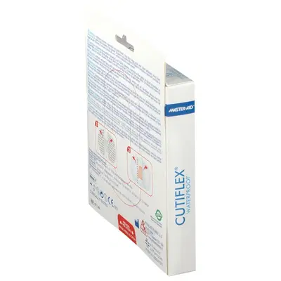 MEDICAZIONE AUTOADESIVA TRASPARENTE IMPERMEABILE MASTER-AID CUTIFLEXMED 10X6 CM 5 PEZZI MEDICAZIONE AUTOADESIVA TRASPARENTE IMPERMEABILE MASTER-AID CUTIFLEXMED 10X6 CM 5 PEZZI